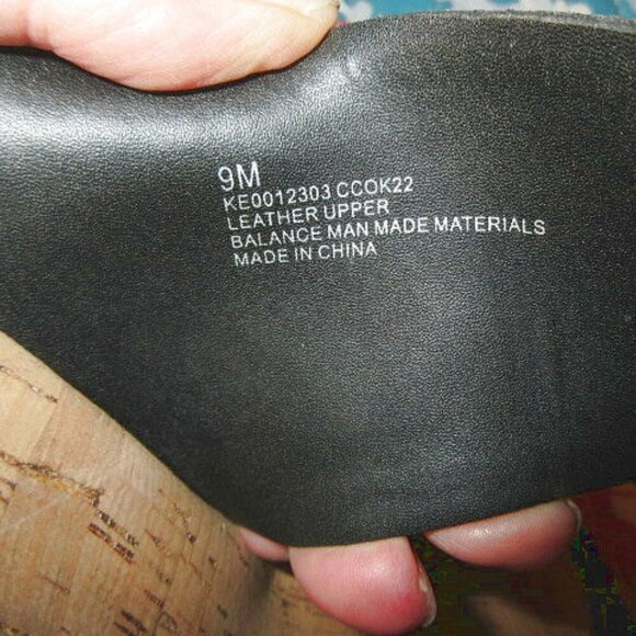 Kork-Ease Darra Sandals Size 9 Black Leather Wood Heel Cork Studs Platform Foam - Picture 6 of 11